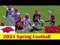 Team white vs team red 2024 arkansas football spring game