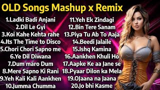 DJ REMIX OLD SONGS | DJ NON-STOP MASHUP 2024 | 1990s Hindi songs | NON STOP PARTY MASHUP dj remix