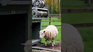 Smart sheep shearing machine cutting wool fast and clean 🐑