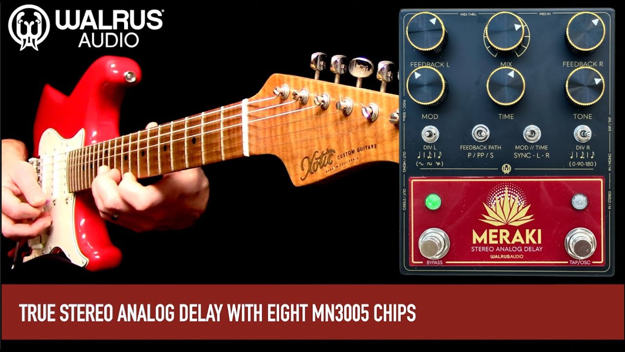 Meraki True Stereo Analog Delay - YouTube