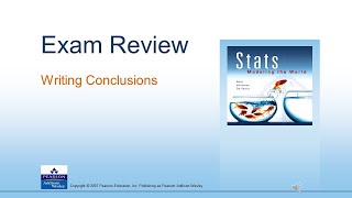 AP-Stats: Exam Review - Writing Conclusions
