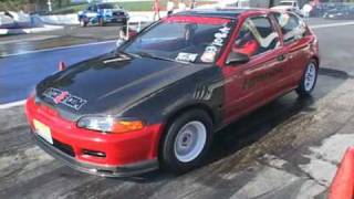 Nyce1S.com - Akis Hi-Boost 1.9 Honda Civic All Motor K-Series Race Video