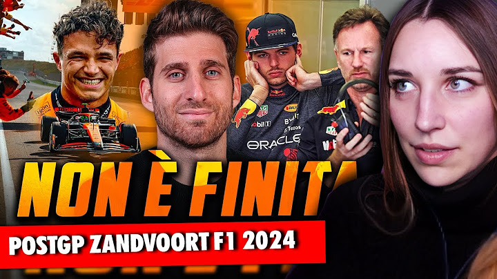 Reaction "LA RED BULL TREMA - MONDIALE APERTISSIMO - POSTGP ZANDVOORT"