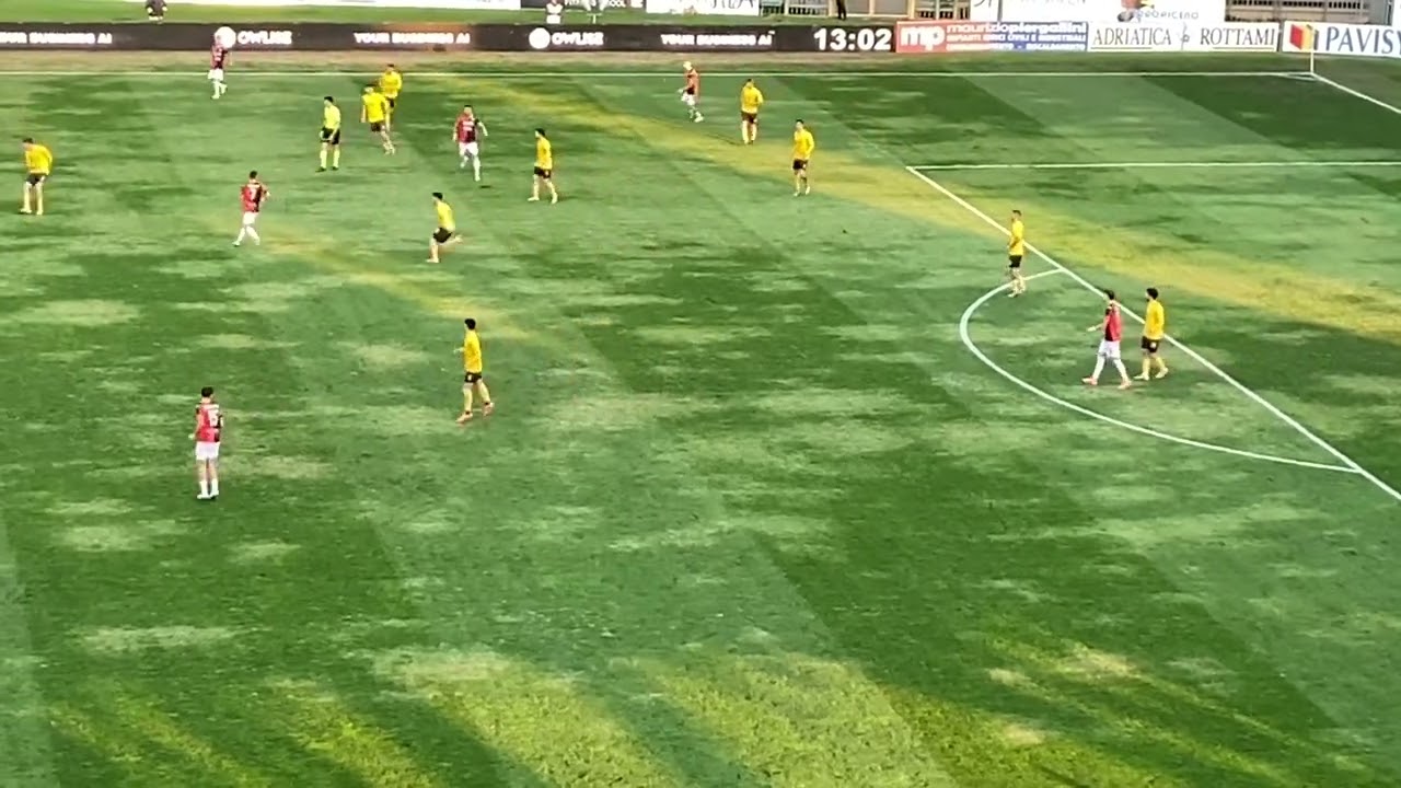 Samb - Fermana 3 - 0, il fallo da rigore su Battista 15 dicembre 2024