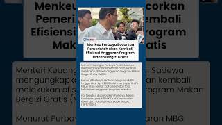 Menkeu Purbaya Bocorkan Pemerintah akan Kembali Efisiensi Anggaran Program Makan Bergizi Gratis