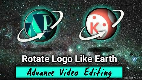 Kinemaster advance video editing | Make channel intro with rotating logo