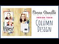 Column Design | 12x12 Scrapbook Layout | CVS DT