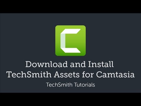 Camtasia 2018 Download Install Techsmith Assets For Camtasia Youtube