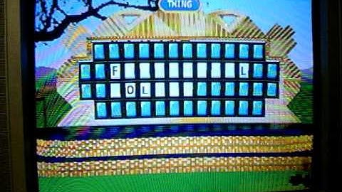 Playstation Wheel of Fortune 2nd Edition Run Game 9 Part 1