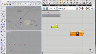 Grasshopper Tutorial: Loft two curves.
