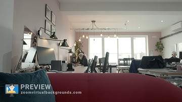 Office Breakout Sofa Zoom Virtual Background Preview