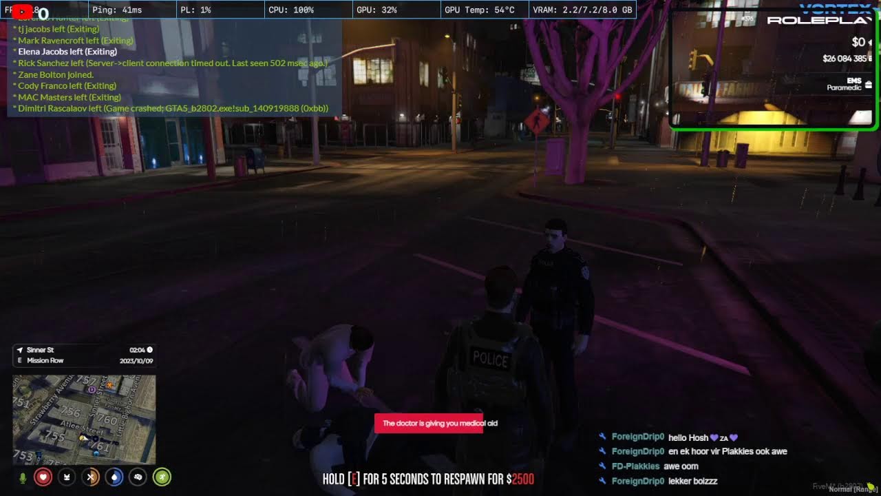 Gta5 RP Vortex Crime life! - YouTube