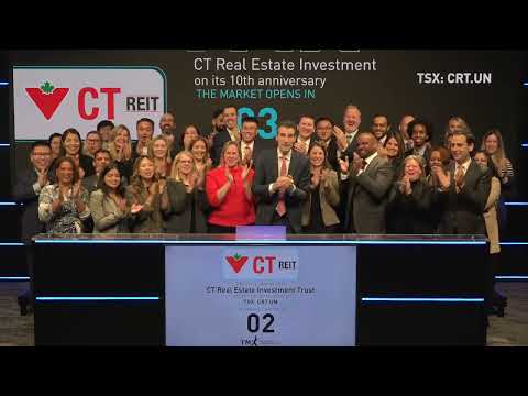 CT REIT Opens the Market Monday, October 23, 2023