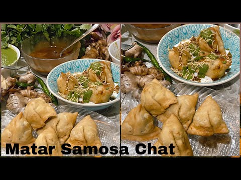 Samosa Chaat मटर समोसा का चाट । Easy Mini Samosa Recipe | Winter Special #samosachaat  #matarsamosa | Food and Passion by Kavita Bardia