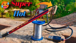 How To Make soldering iron - Pencil Soldering Iron( Emergency Solution )