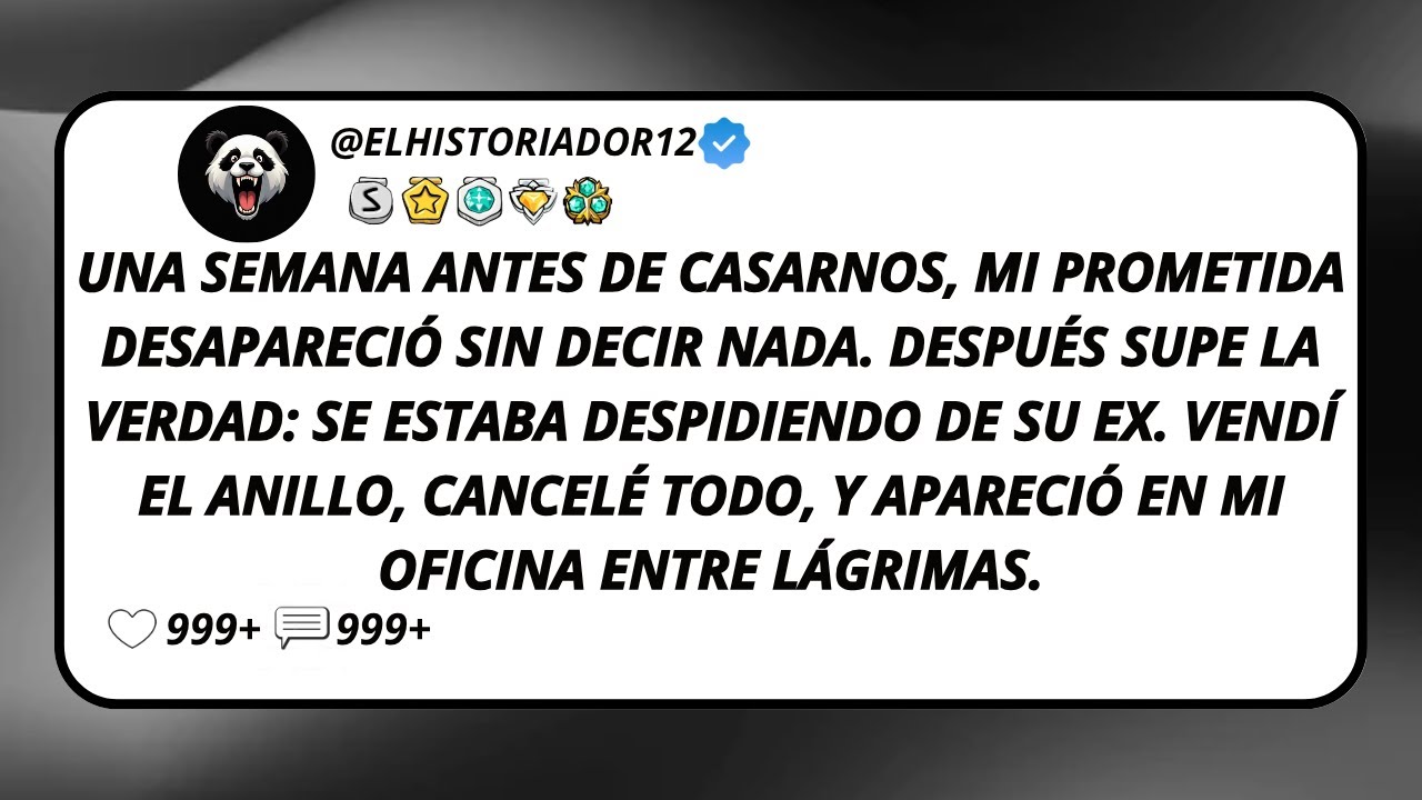 Una Semana Antes De Casarnos, Mi Prometida Desapareció Sin Decir Nada. Después Supe La Verdad: Se...