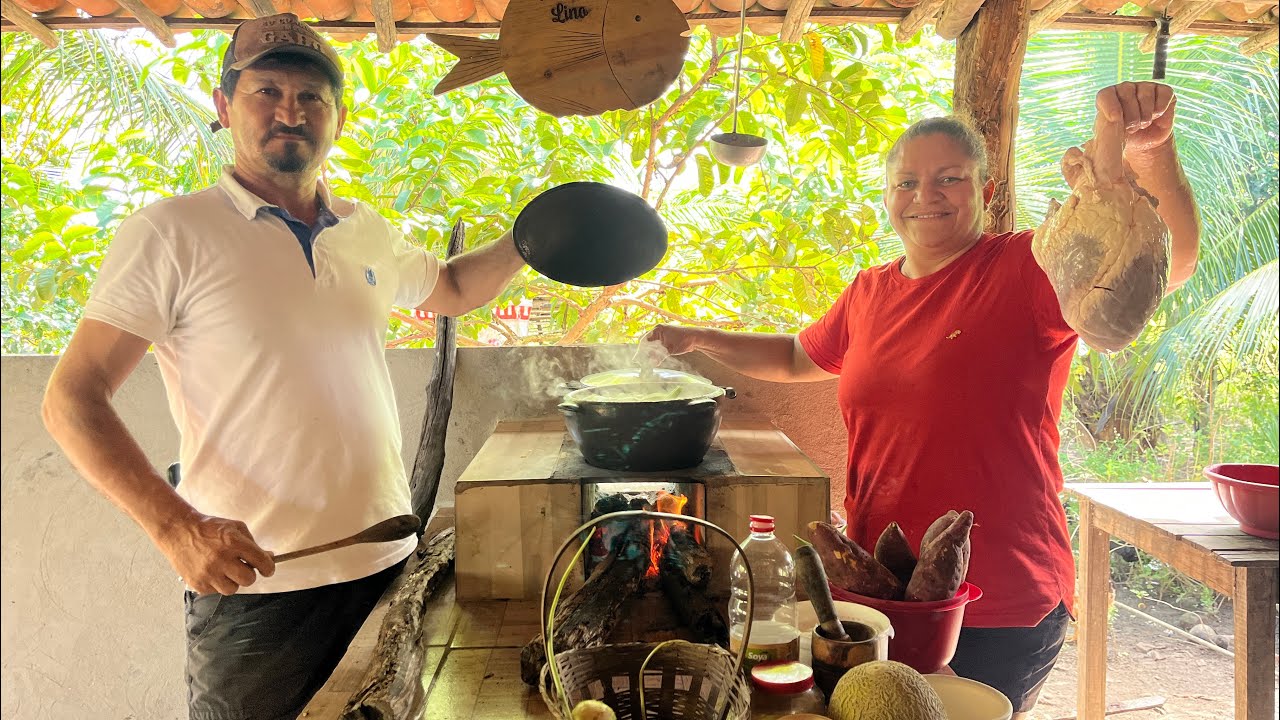 Preparamos Isca de Coração de Boi com Feijão Carioca e Maxixe -Sabor Da Roça  