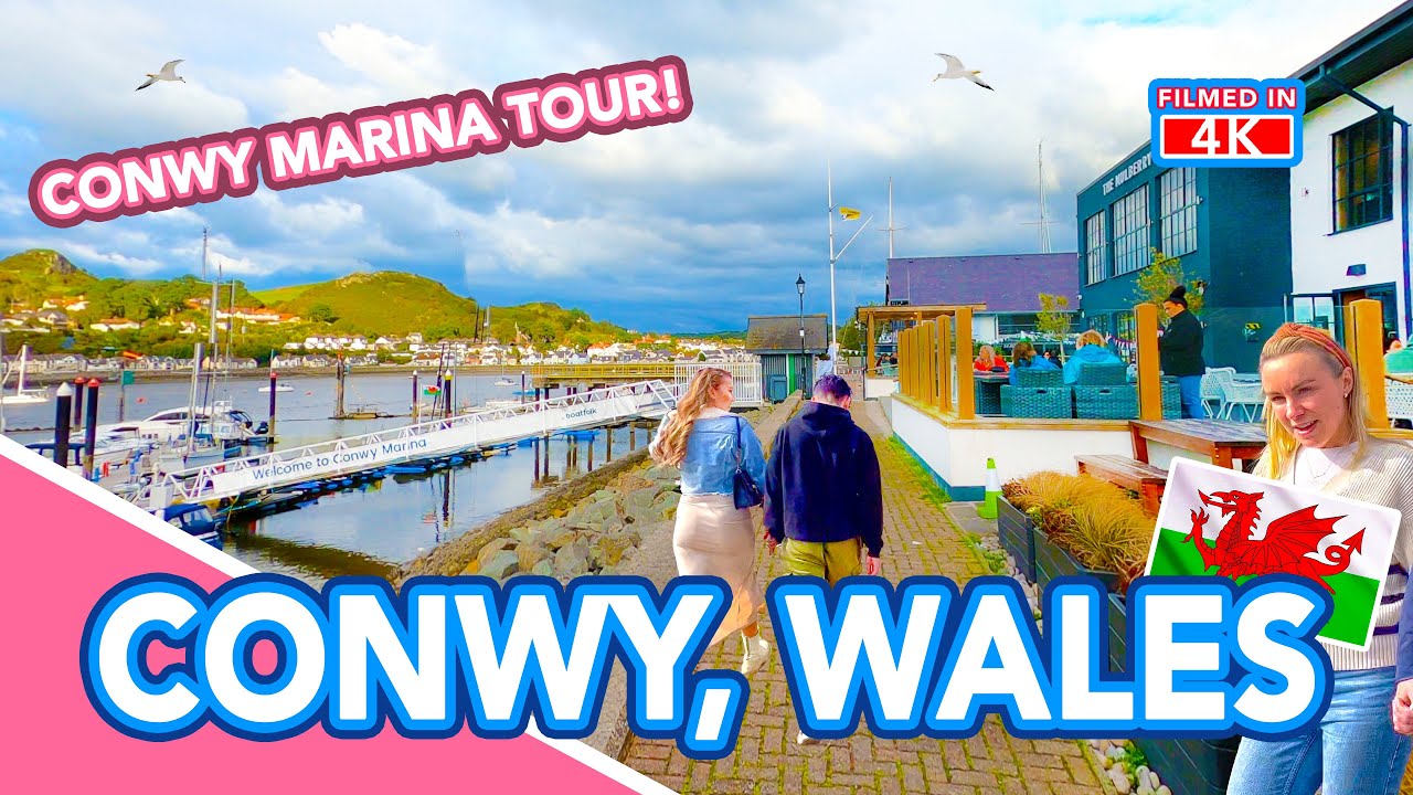 CONWY MARINA Full Tour of Conwy Marina in North Wales [4K] YouTube