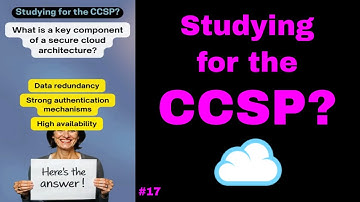 Ready for the CCSP Exam? Try This Cloud Security Question! ☁️ 17