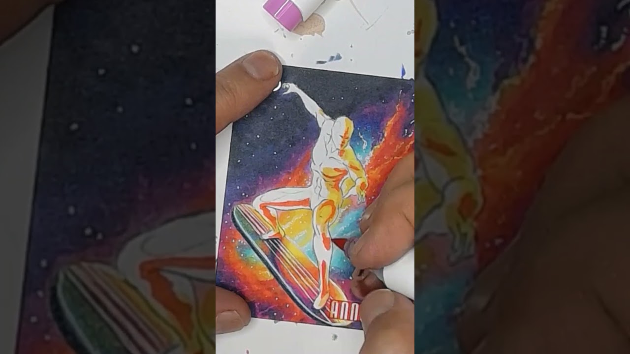 Cosmic Showcase! | Silver Surfer Artist Proof Sketch Card - Upper Deck Marvel Annual 23-24