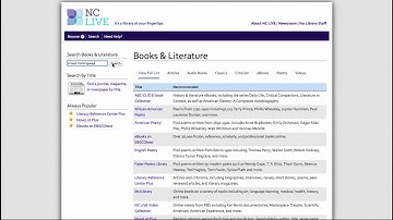 Introduction to NC LIVE