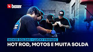 LEVAMOS MÁQUINAS DE SOLDA PRA GARAGEM LUCKY FRIENDS - Workshop e cultura custom