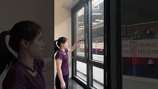 Smooth sliding drift window, safer for high-rise, wide transparent view #windows #factory #design