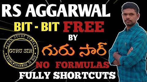 Squares & cubes || RS Agarwal Bit-Bit by GURU SIR