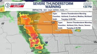 Cleveland Weather Update: Storms in the area for Northeast Ohio