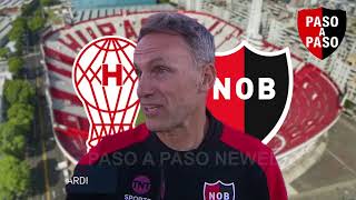 Newells vs Huracán - emoción de Éver Banega y Lucas Bernardi