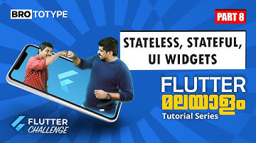 Part 8 | Text, Text Field, Stateless, Stateful | Flutter Malayalam Tutorial Series