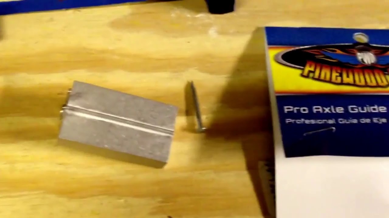 Pinewood Derby Axle Guide For As Fast Car YouTube Pinewood Derby Axle Guide For As Fast Car YouTube