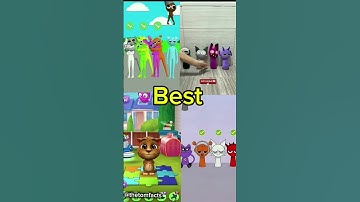 Smiling Critters transforming to Sprunki vs talkingtom #funny #memes #shorts #mytalkingtom2