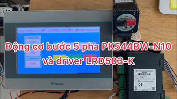 Hướng dẫn đấu nối động cơ bước 5 pha PK544BW-N10 và driver LRD503-K