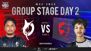 [EN] MSC Group Stage Day 2 | TODAK VS TEAM OCCUPY | Game 2