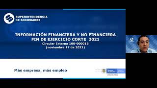 Capacitación sobre la presentación de estados financieros y otros informes