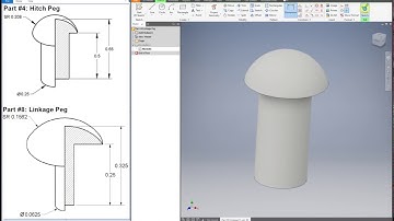 Part#4&8:Hitch&Linkage Peg-MiniatureTrain-PartFile