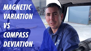 Magnetic Variation vs Compass Deviation - Flying Theory