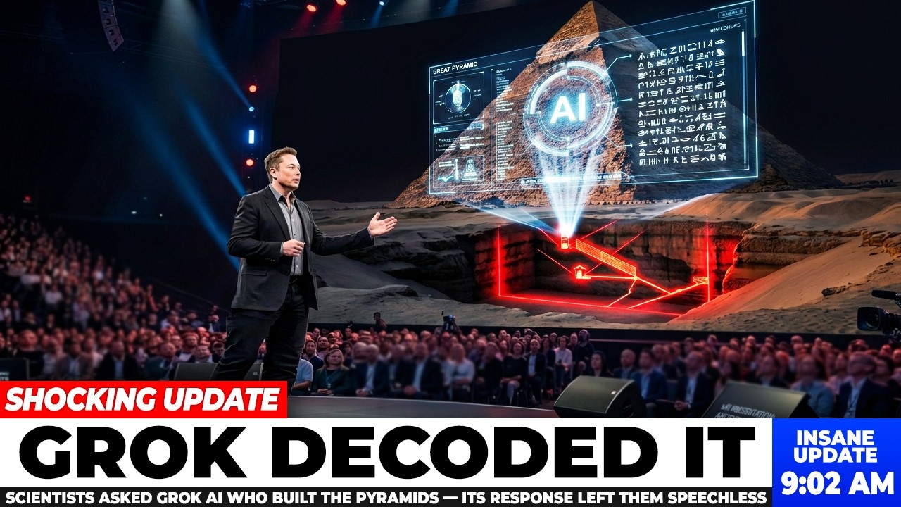 Grok AI Reveals Evidence on the Builders of the Pyramids – Video