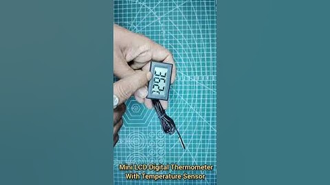 Mini LCD Digital Thermometer With Temperature Sensor | Digital Thermometer | Thermometer