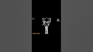 ELEPHANT NEON OUTLINE EFFECTS TUTORIAL SCENE/