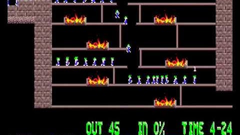 Lemmings Lets Block And Blow