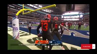 Baker Mayfield finds Odell Beckham Jr for a fantastic little touchdown!! Way to make the catch!