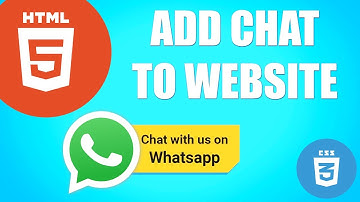 How to Add Whatsapp Chat to HTML Website | 2022