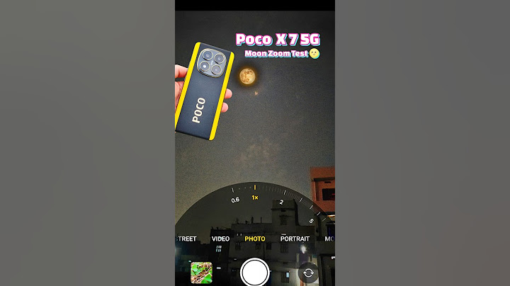 Poco X7 5G 🌕 Moon Zoom Test 🔥 Best 5G Smartphone Under 20000 • #pocox7 #pocox75g #poco #viral #short