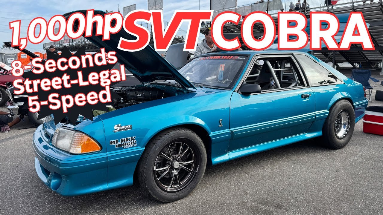 Real 1,000 HP '93 SVT Cobra Wins Sick Week Stick Class | Drag