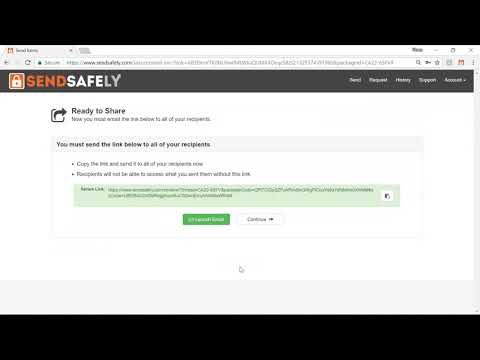 How to Send an Item Using SendSafely
