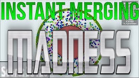 INSANE Agario INSTANT MERGING SERVER MADNESS