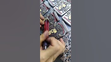 Medal in soft enamel?Filling soft eanmel by hands?How to filling soft enamel?How to make soft enamel