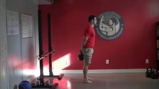 Single Kettlebell Hack Squat